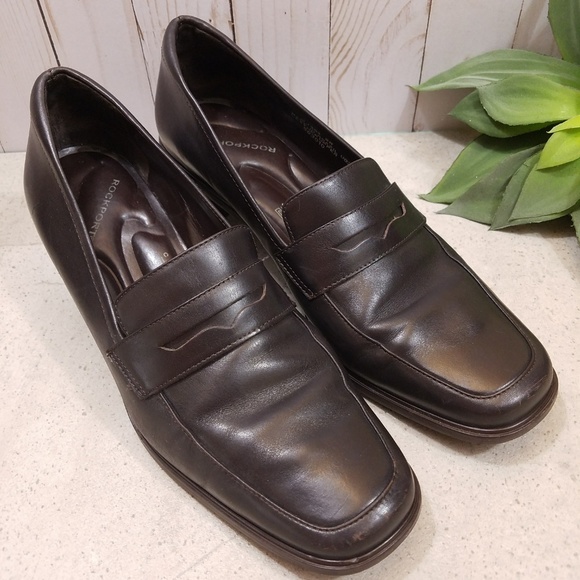 Rockport Shoes Comfort Dmx Penny Loafer Heels Pumps Poshmark